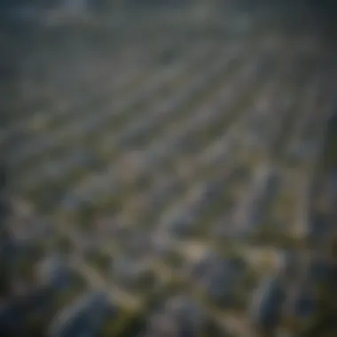 Aerial view of Nashville showcasing residential areas