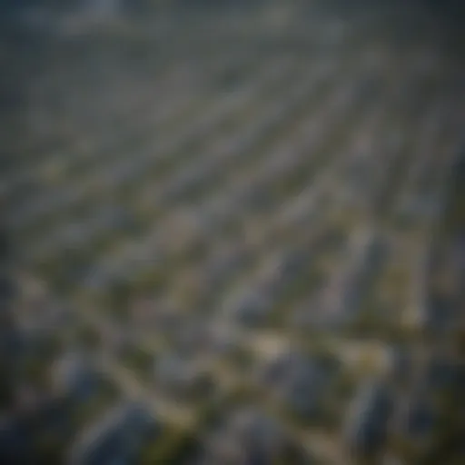 Aerial view of Nashville showcasing residential areas