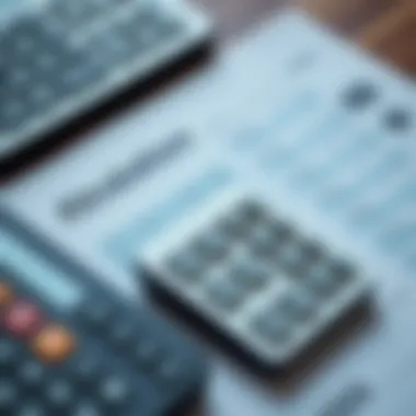 Calculating Loan Affordability Calculator with financial documents