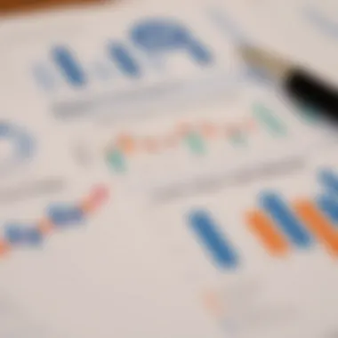 Enhancing Cash Flow Management A close-up of cash flow charts and graphs