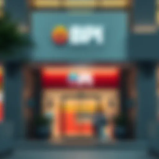 Modern BPI Branch Entrance Entrance of a BPI branch showcasing modern architecture