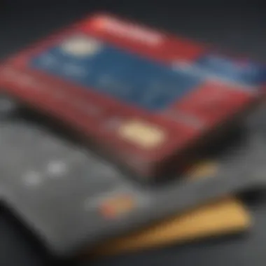 Illustration highlighting financial decision-making with credit cards