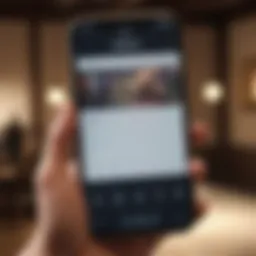 Chime banking app interface on a smartphone