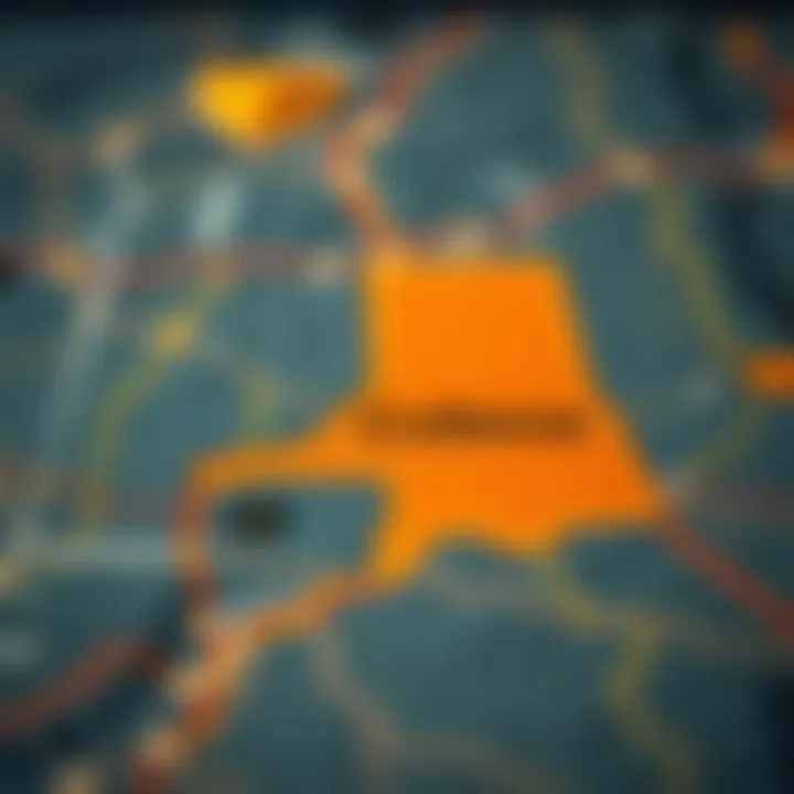 Geographical Context of Cochise County A map illustration highlighting Cochise County's geographical area.