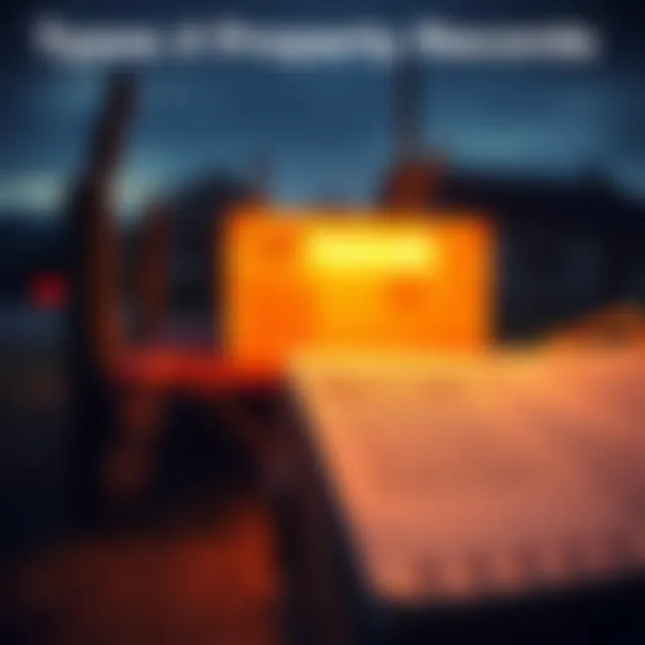 Types of Property Records in Cochise County An illustration showing the types of property records available in Cochise County.