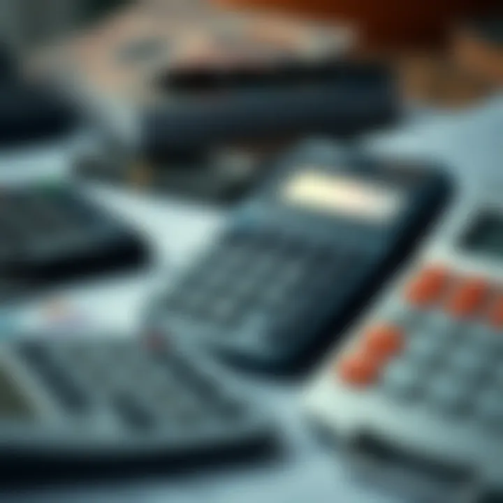 Comparison of different types of loan investment calculators