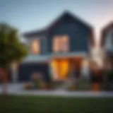 Modern house exterior showcasing rental appeal