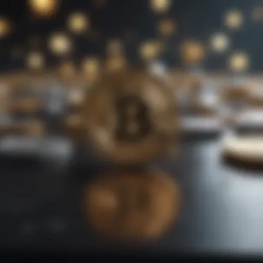 Cryptocurrency and Digital Assets An abstract representation of cryptocurrency and digital assets