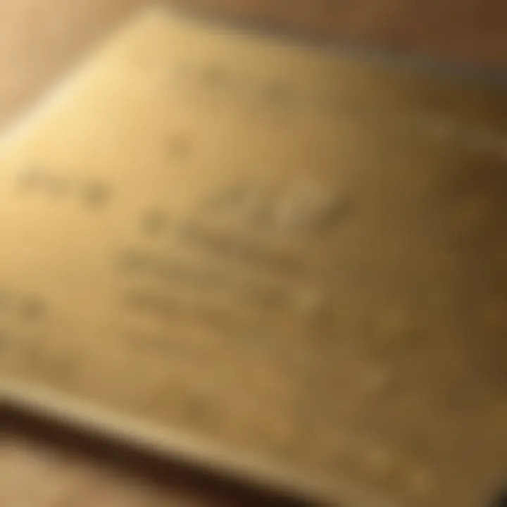 Close-up of Delta Airlines American Express Gold Card showcasing design