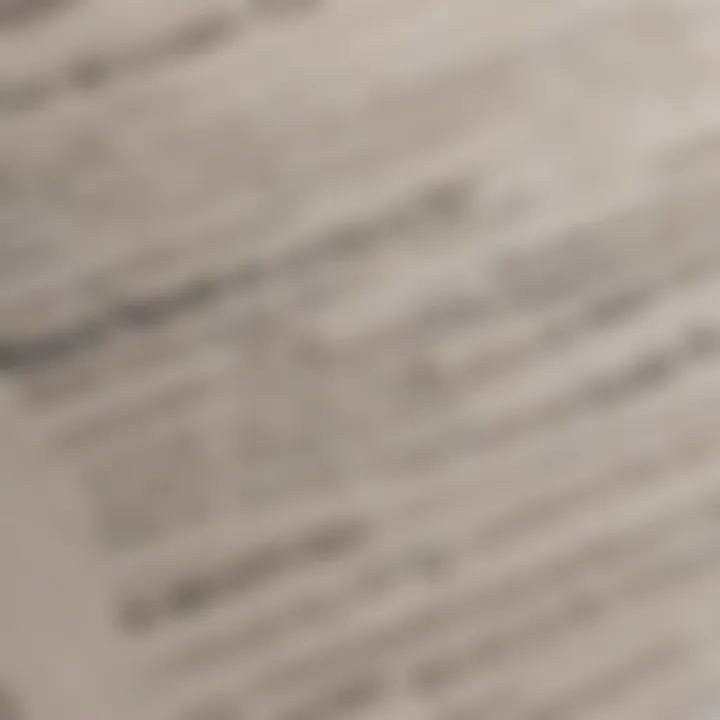 Close-up of detailed sales tax regulations document in Tulsa