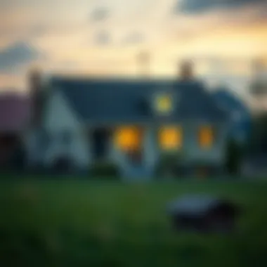 Visual representation of various insurance types for homes