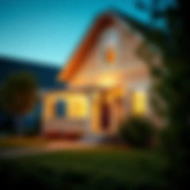 Visual representation of the housing market trends