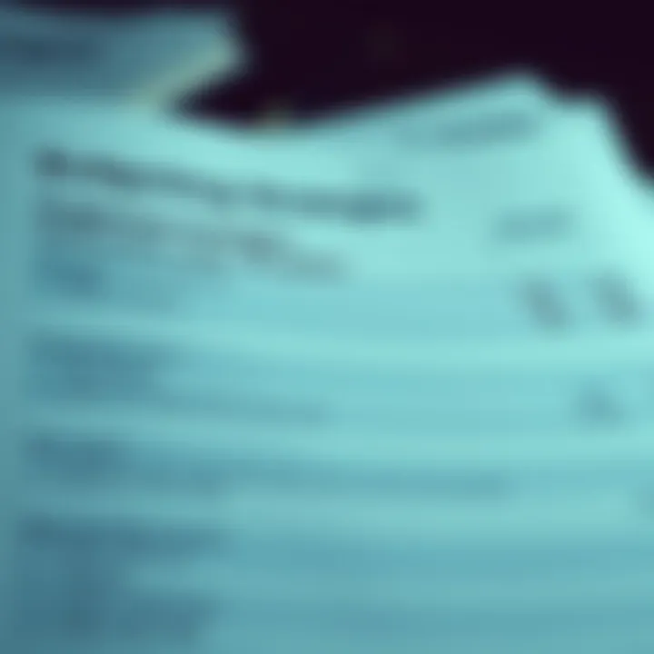 Budget sheet outlining loan management strategies