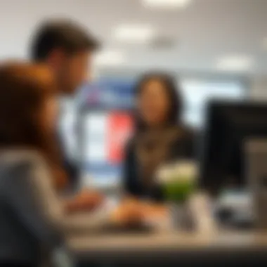 Customer Service Interaction at a Credit Union Customer service interaction at a credit union