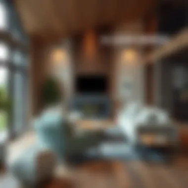 Cozy living space showcasing interior design