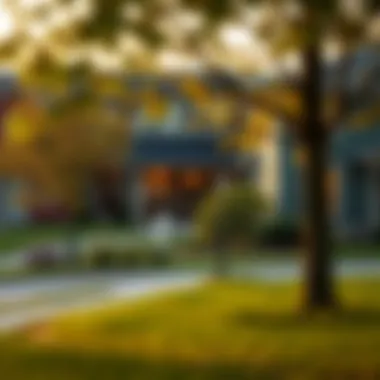 Scenic view of Colo, Iowa neighborhood