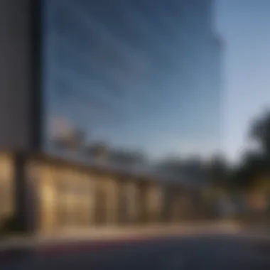 Modern bank building in Orlando showcasing advanced architecture