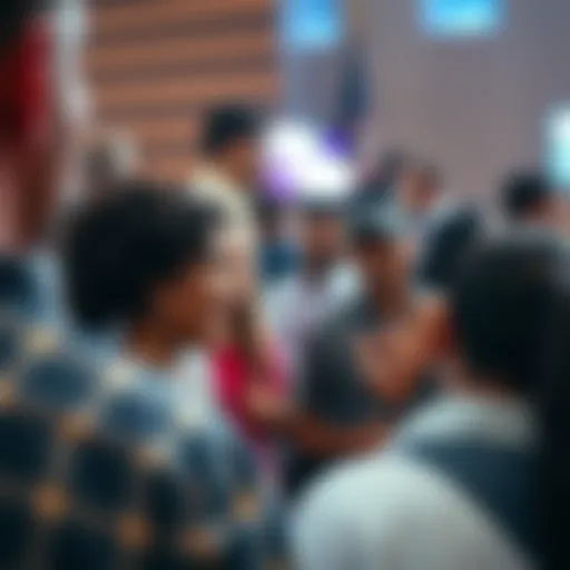 Community Engagement in Charitable Activities A vibrant charity event showcasing community engagement