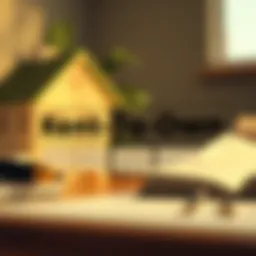 Detailed graphic representation of rent-to-own agreement structure