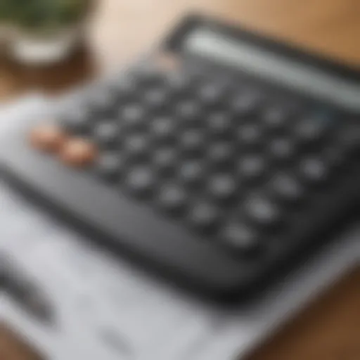 Illustration of a calculator symbolizing financial calculations