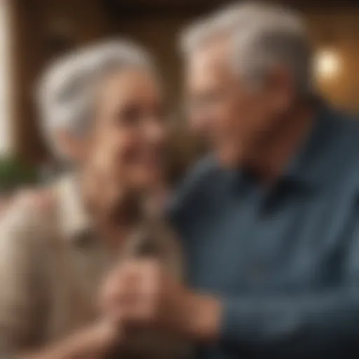 Elderly couple enjoying retirement