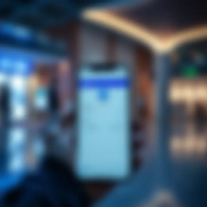 Screenshot of SBI digital banking interface on a smartphone