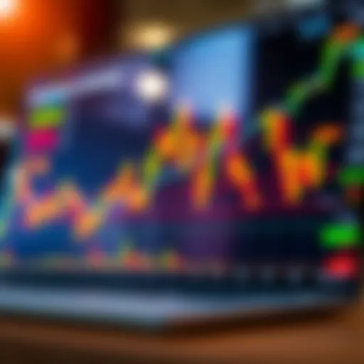 Visual representation of stock market analysis