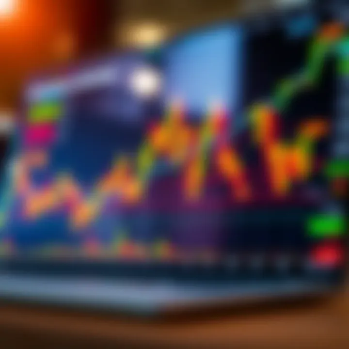 Visual representation of stock market analysis