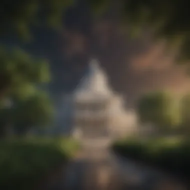 Kentucky State Capitol building with lush greenery