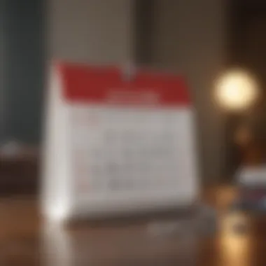 Key Dates Calendar Concept Key Dates Calendar Concept