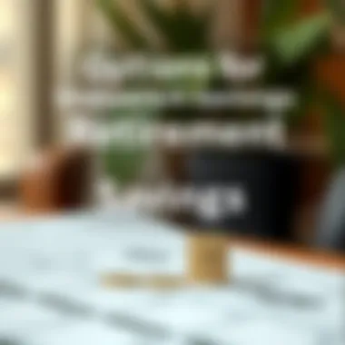 Graphic showing options for managing retirement savings