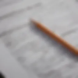 Illustration of a tax form with intricate details