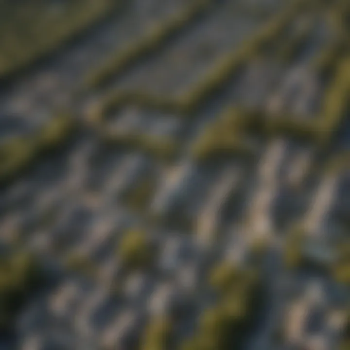 Aerial view of Mecklenburg County showcasing diverse neighborhoods