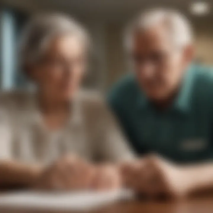 Senior couple reviewing Medicare eligibility criteria