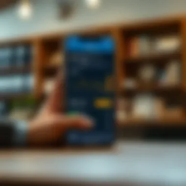 Mobile Banking Features for Monitoring Balances Illustration of mobile banking features for account monitoring