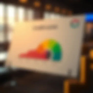 Graph illustrating the impact of credit score on financial decisions