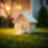 Symbol of Homeownership Illustration of a house symbolizing homeownership