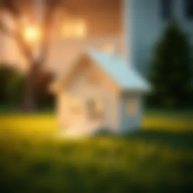 Symbol of Homeownership Illustration of a house symbolizing homeownership