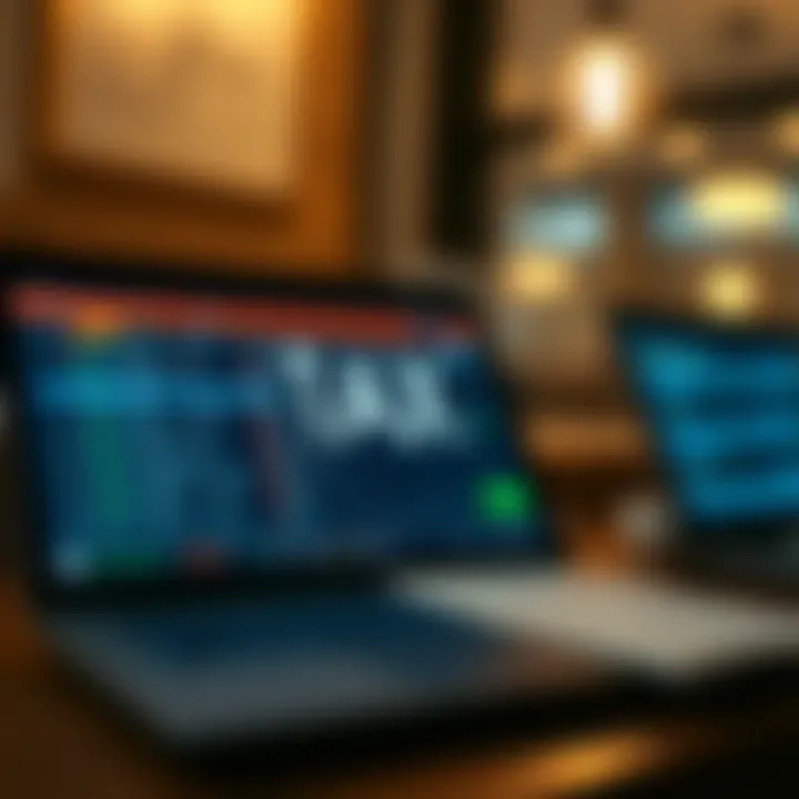 Digital interface for tax filing