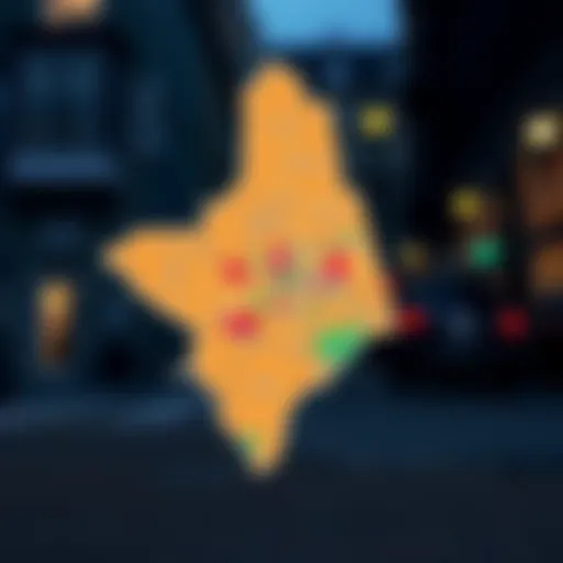 A detailed map of Mahoning County highlighting property zones