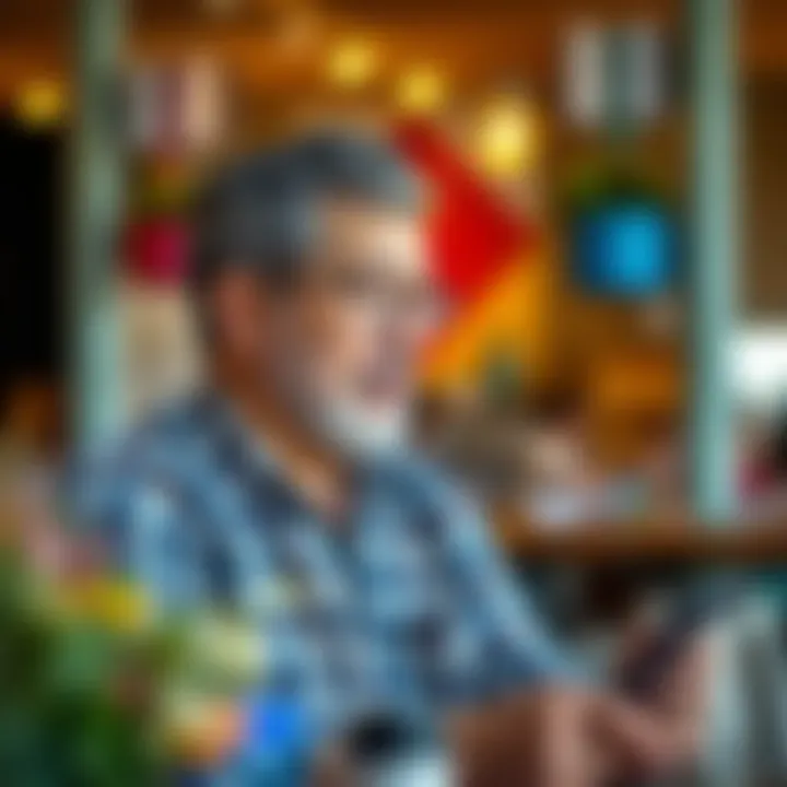 Discovering New Hobbies An individual exploring a new hobby in a vibrant setting