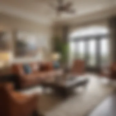 Beautifully Staged Living Room A beautifully staged living room in a San Diego home