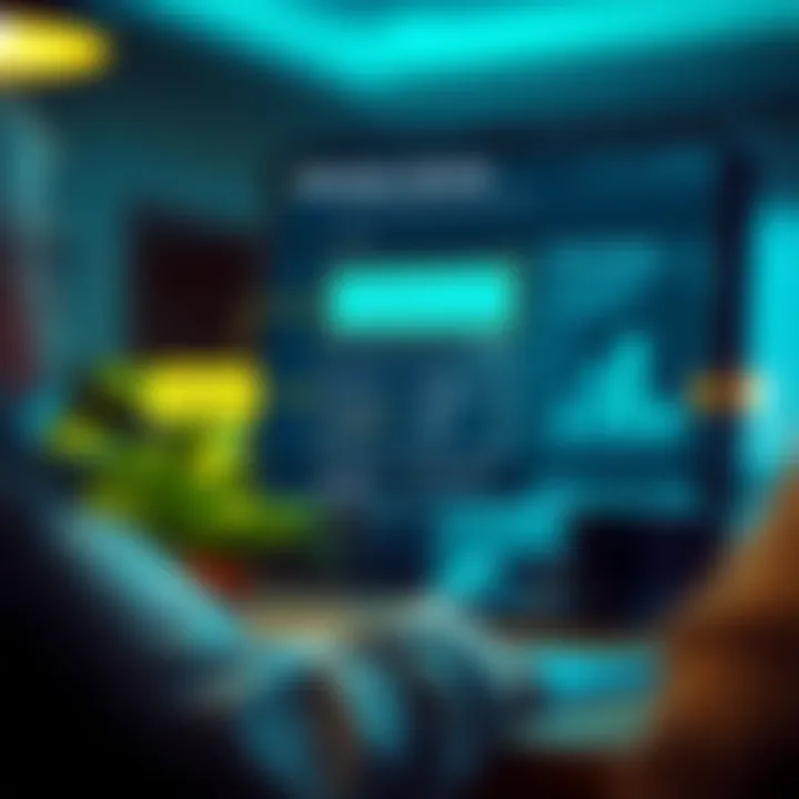 Illustration showing the direct deposit process with IRS