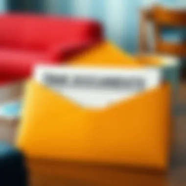 An envelope containing official tax documents