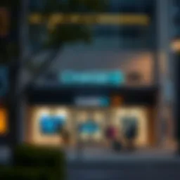 Chase Bank branch exterior showcasing modern architecture