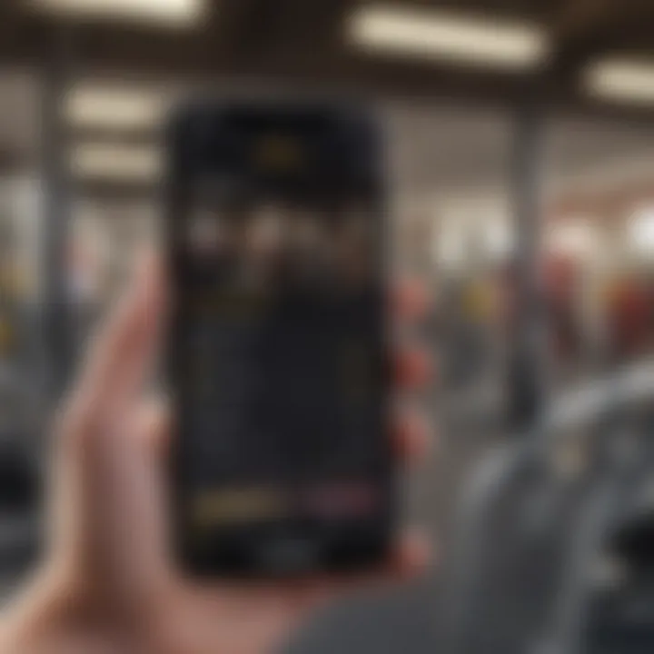 Scheduling app for gym visits