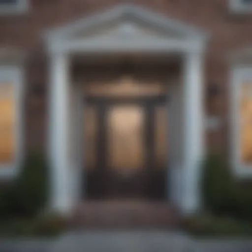 Elegant home facade with Fannie Mae logo