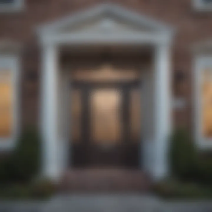 Elegant home facade with Fannie Mae logo