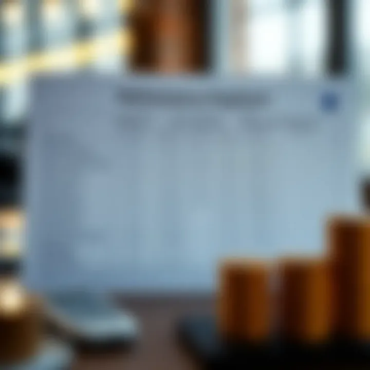 Comparison chart of different refinancing options