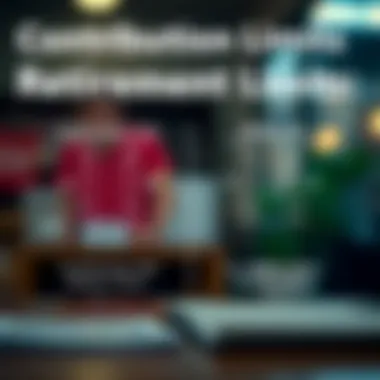 Diagram showing contribution limits for retirement plans